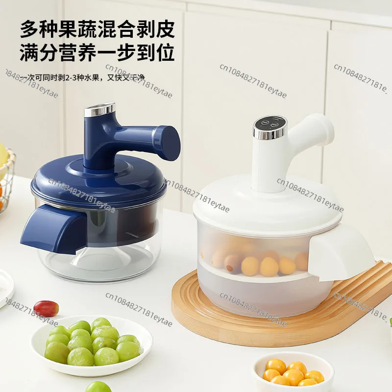 2 in 1 Electric Fruit Peeler Grape Skin Remover Egg Beater Vegetable Peeler for Home Use
2 in 1 Electric Fruit Peeler Grape Skin Remover Egg Beater Vegetable Peeler for Home Use