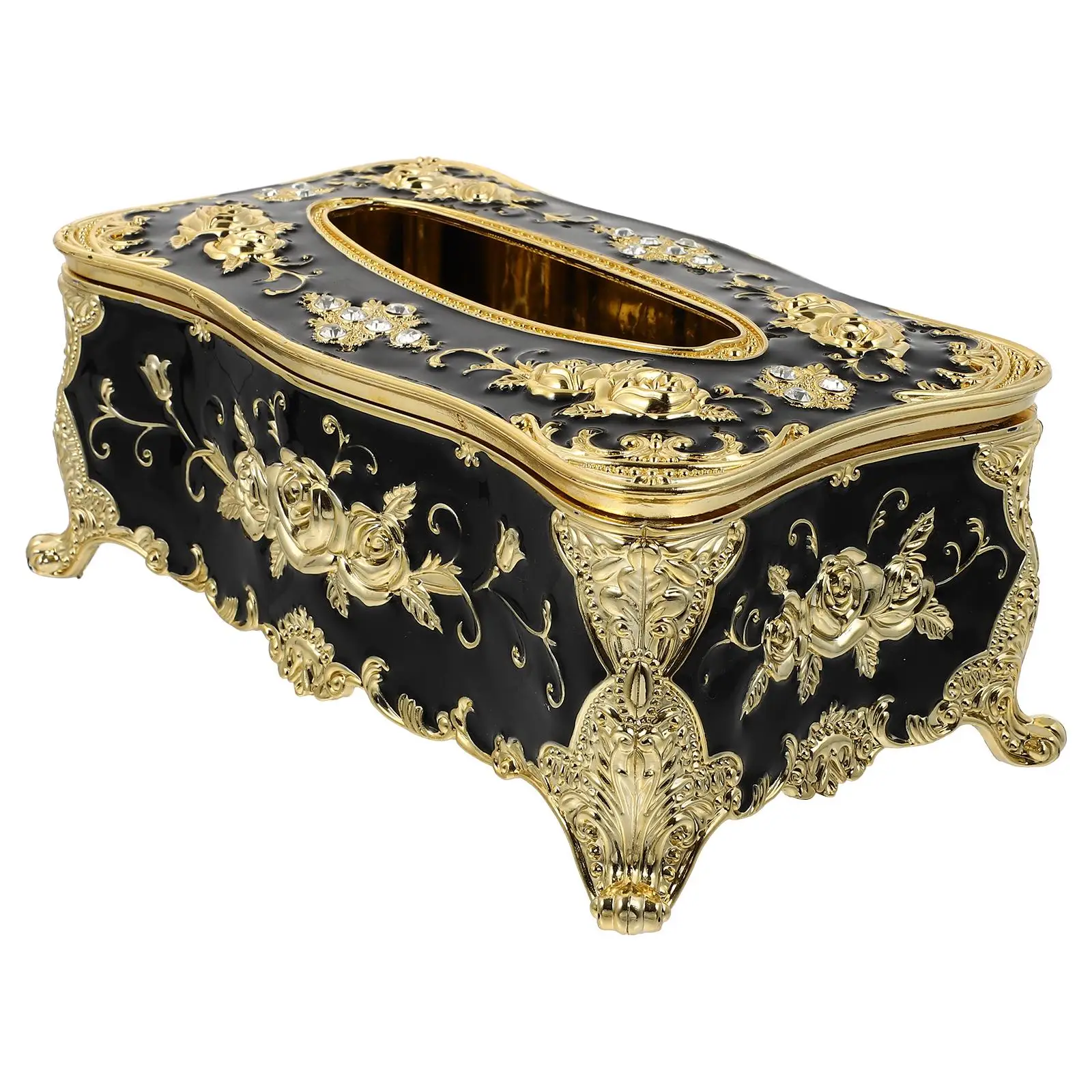Acrylic Tissue Box Black Gold Home Office Bathroom Decor Paper Dispenser Elegant Embossed Pattern Durability Chic Fashion Napkin
Acrylic Tissue Box Black Gold Home Office Bathroom Decor Paper Dispenser Elegant Embossed Pattern Durability Chic Fashion Napkin