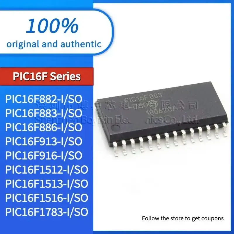 1PCS PIC16F883 PIC16F886 PIC16F913 PIC16F916 PIC16F1512 quality assurance PIC16F1513 PIC16F1516 PIC16F1783 PIC16F882-I/SO
1PCS PIC16F883 PIC16F886 PIC16F913 PIC16F916 PIC16F1512 quality assurance PIC16F1513 PIC16F1516 PIC16F1783 PIC16F882-I/SO