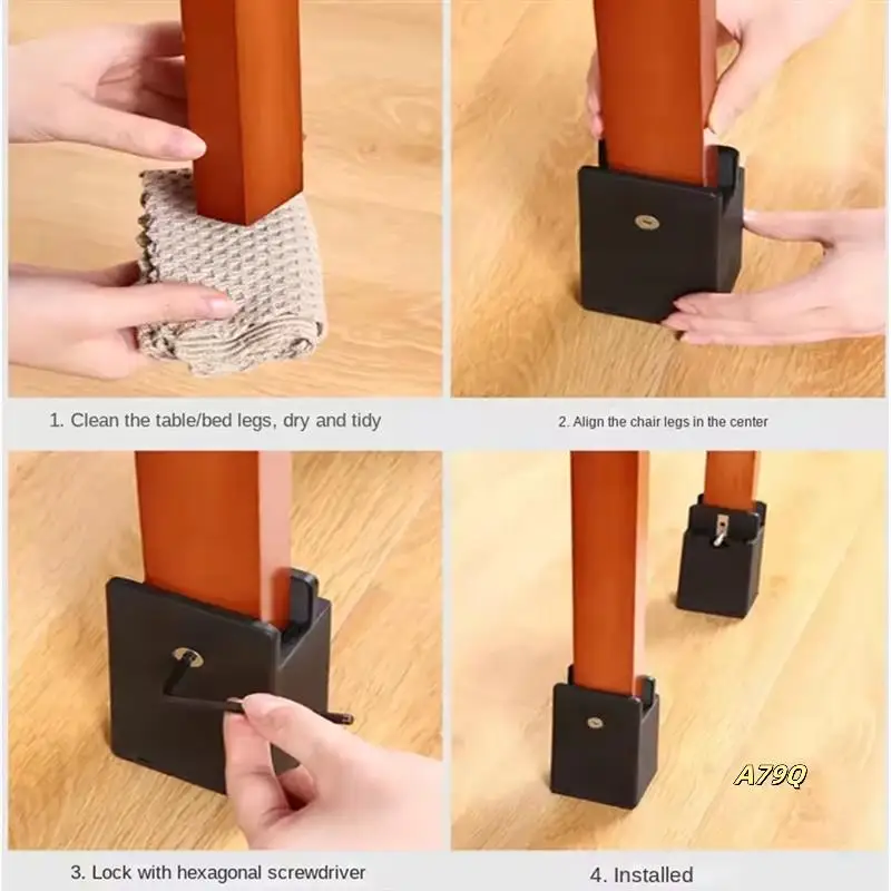 4PCS Adjustable Chair Feet Riser Screw Clamp 5Cm Heavy Duty Sofa Tables Bed Furniture Risers With Screw Clamp
4PCS Adjustable Chair Feet Riser Screw Clamp 5Cm Heavy Duty Sofa Tables Bed Furniture Risers With Screw Clamp