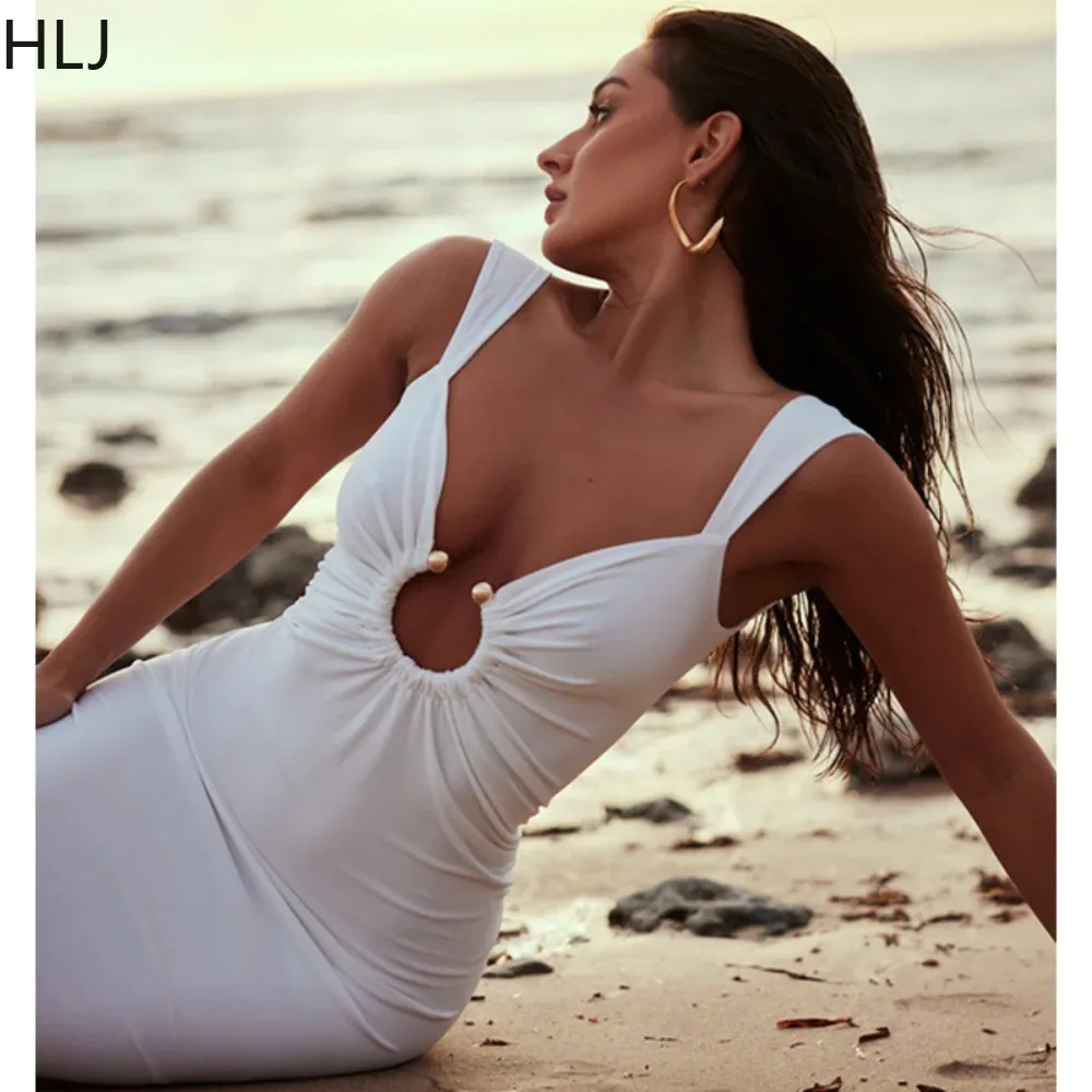 HLJ Sexy Deep V Backless Slit Ruched Bodycon Party Club Dresses Women Strap Sleeveless Slim Vestidos Fashion Solid Color Clothes
HLJ Sexy Deep V Backless Slit Ruched Bodycon Party Club Dresses Women Strap Sleeveless Slim Vestidos Fashion Solid Color Clothes