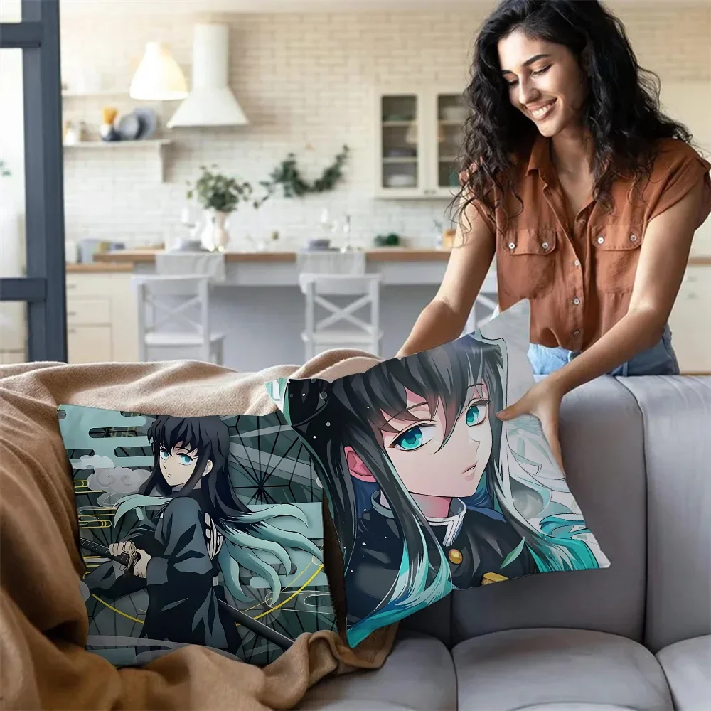 Cartoon Pillow Covers Sofa Decorative Home Double-sided Printing Cute Cushion Cover Anime Muichiro Tokito
Cartoon Pillow Covers Sofa Decorative Home Double-sided Printing Cute Cushion Cover Anime Muichiro Tokito