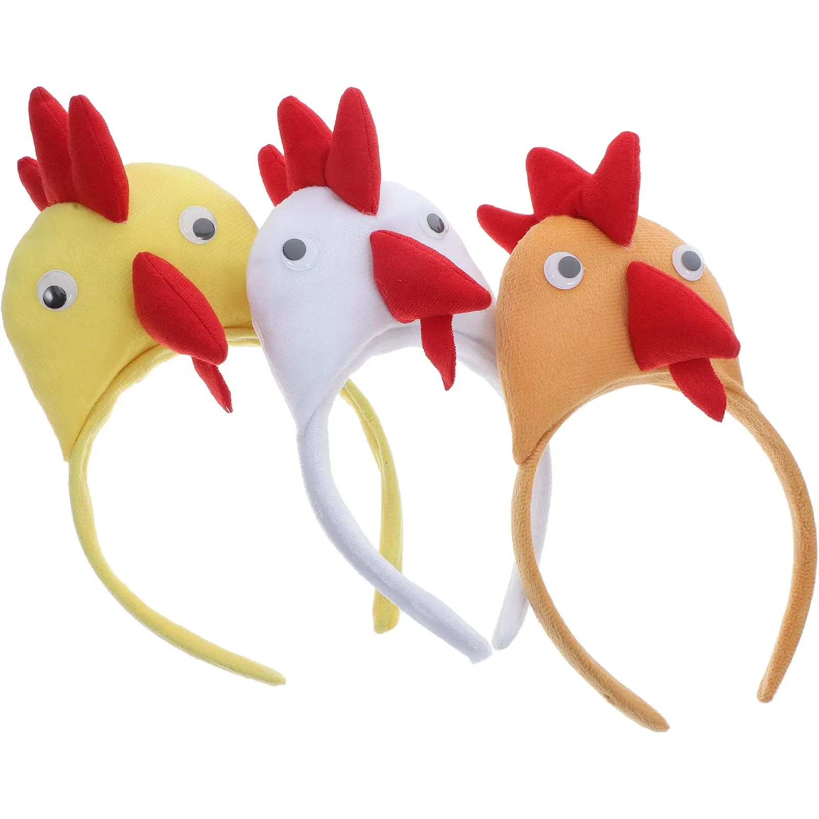 3Pcs ChickenHeadband Plastic RoosterProps Party Halloween Women Kids Headwear Chicken Props Costume Accessories
3Pcs ChickenHeadband Plastic RoosterProps Party Halloween Women Kids Headwear Chicken Props Costume Accessories