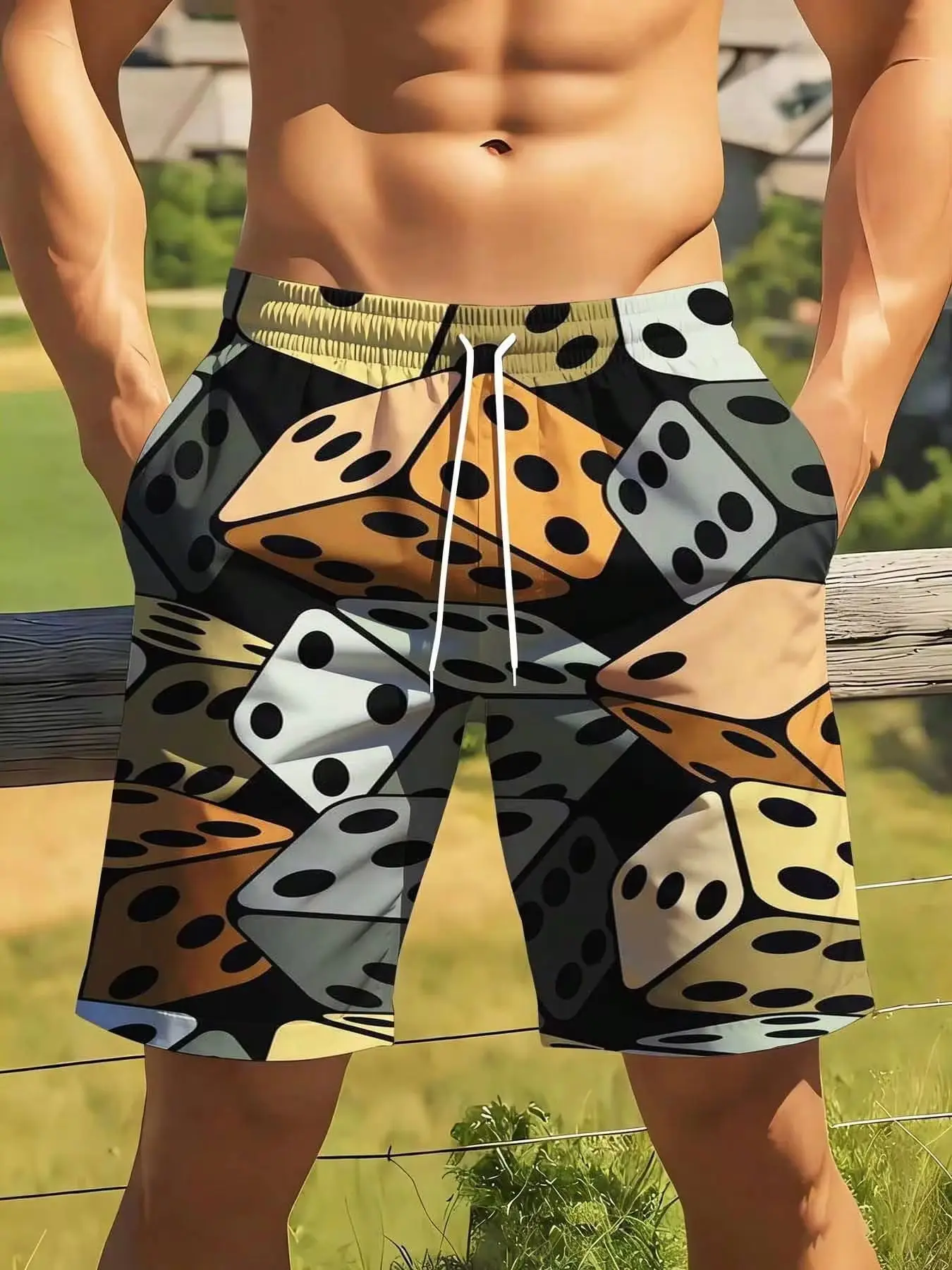Dice Pattern Swim Trunks For Men Big Size Suitable For Casual And Sports Wear Colorful Dice Print Beach Shorts For Men Big Size Suitable For
Dice Pattern Swim Trunks For Men Big Size Suitable For Casual And Sports Wear Colorful Dice Print Beach Shorts For Men Big Size Suitable For