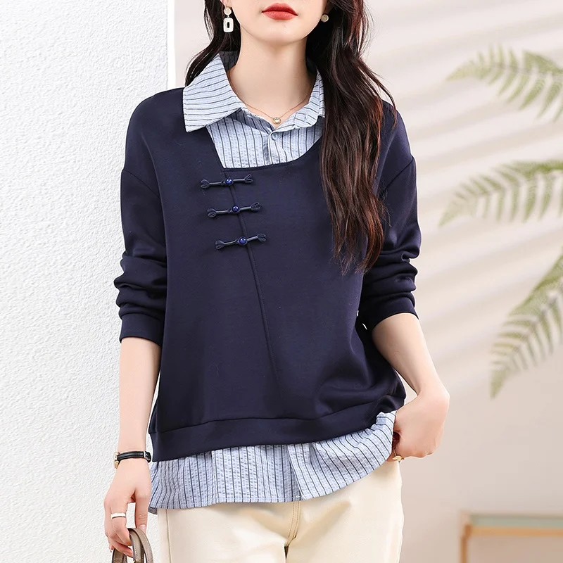 Цветная полосатая длинная свеч Ne irt больших размеров, женская осенне-зимняя повседневная внутренняя одежда из смеси хлопка и полиэстера
Цветная полосатая длинная свеч Ne irt больших размеров, женская осенне-зимняя повседневная внутренняя одежда из смеси хлопка и полиэстера