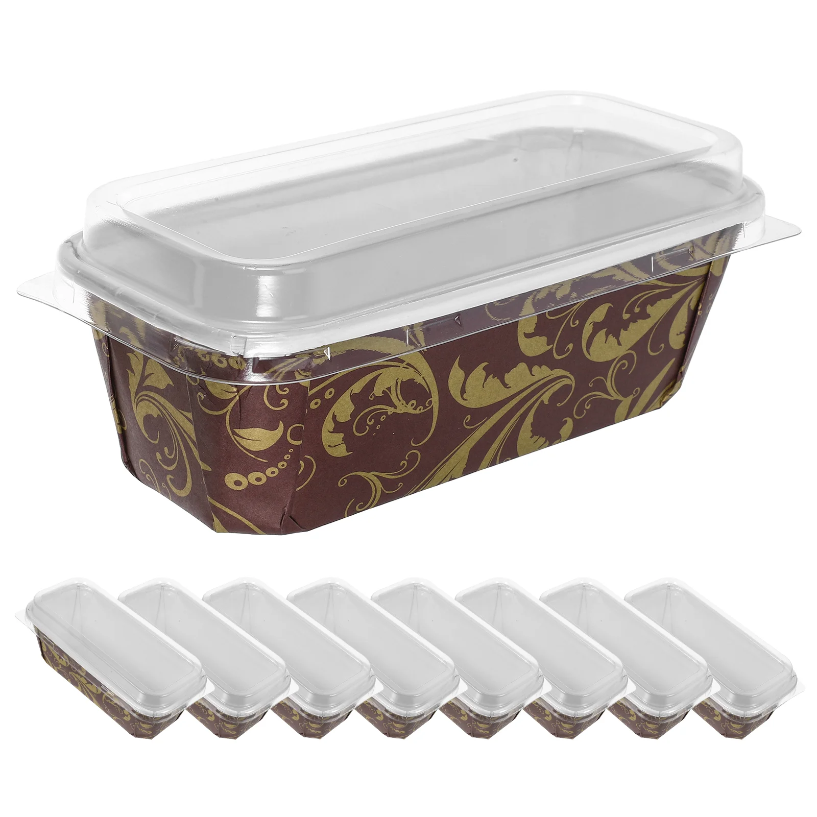 10 Pcs Paper Liners High Temp Resistance Disposable Loaf Pan Mold Elegant Design Versatile Baking Goods Easy Cleanup
10 Pcs Paper Liners High Temp Resistance Disposable Loaf Pan Mold Elegant Design Versatile Baking Goods Easy Cleanup