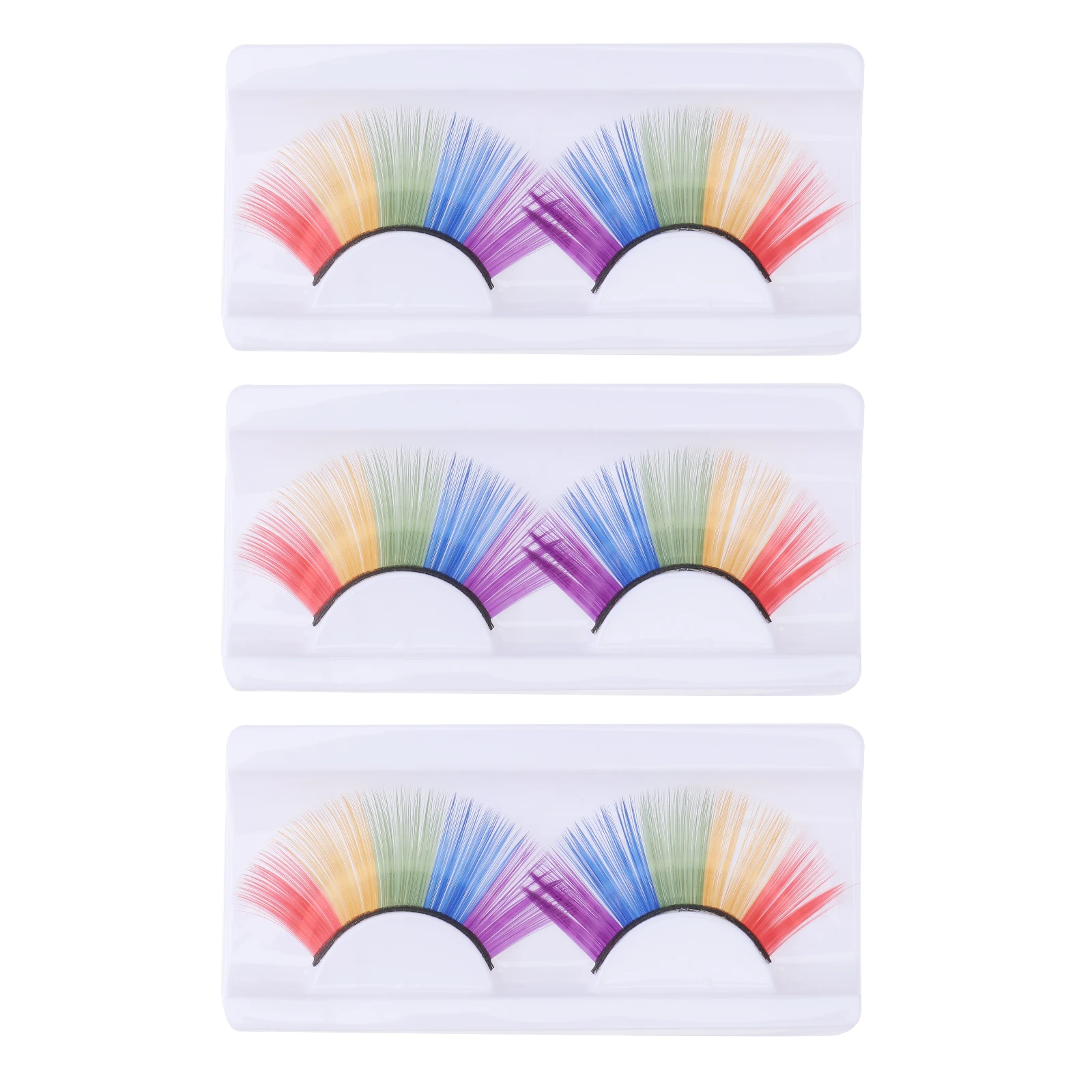 3 Pairs Falsies Lightweight Safe Comfortable Shining Eyelashes Halloween Performance Festival Performance Eyelashes Makeup
3 Pairs Falsies Lightweight Safe Comfortable Shining Eyelashes Halloween Performance Festival Performance Eyelashes Makeup