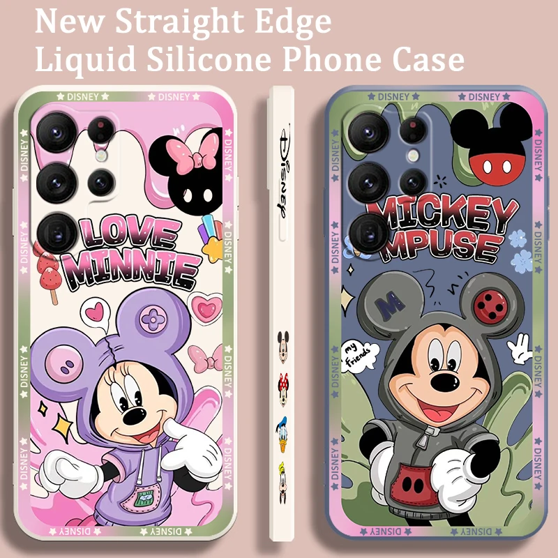 Disney Minnie Mickey Cute Love Liquid Left Rope For Samsung Galaxy S24 S23 S22 S21 S20 FE S10 Ultra Plus Lite 5G Soft
Disney Minnie Mickey Cute Love Liquid Left Rope For Samsung Galaxy S24 S23 S22 S21 S20 FE S10 Ultra Plus Lite 5G Soft