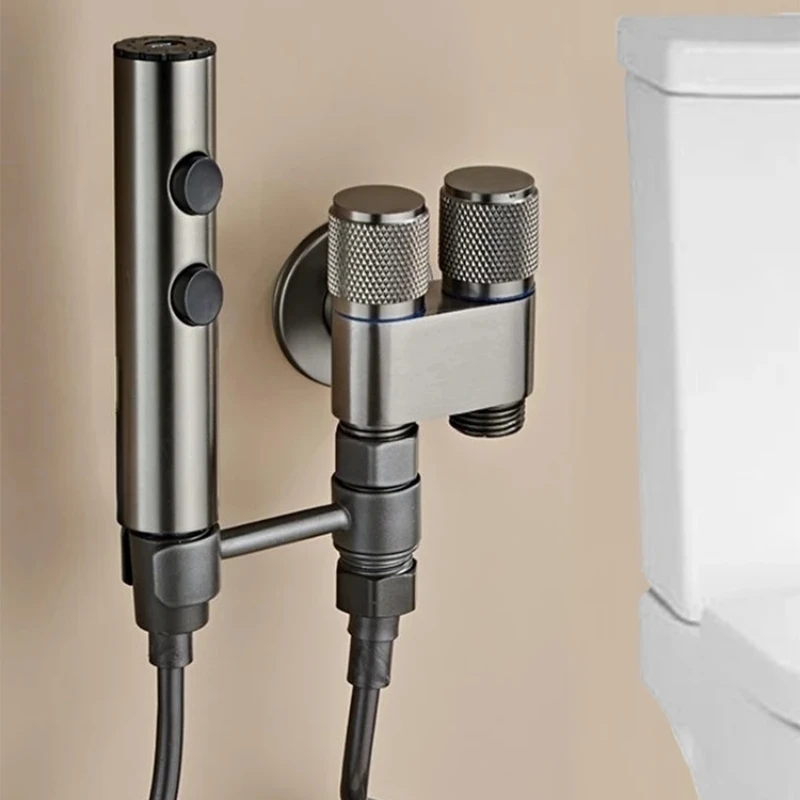 Toilet Spray Gun Set Two Modes for Bathroom Cleaning Feminine Cleansing Bidets Stainless Steel Handheld Spray Gun Accessories
Toilet Spray Gun Set Two Modes for Bathroom Cleaning Feminine Cleansing Bidets Stainless Steel Handheld Spray Gun Accessories