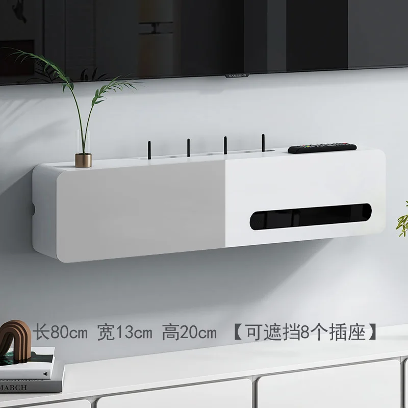 Wooden Router Organizer - Wall Mounted TV/Projector Shelf, Hide Power Strips Cable Management for Home Solid Wood Storage Stand
Wooden Router Organizer - Wall Mounted TV/Projector Shelf, Hide Power Strips Cable Management for Home Solid Wood Storage Stand