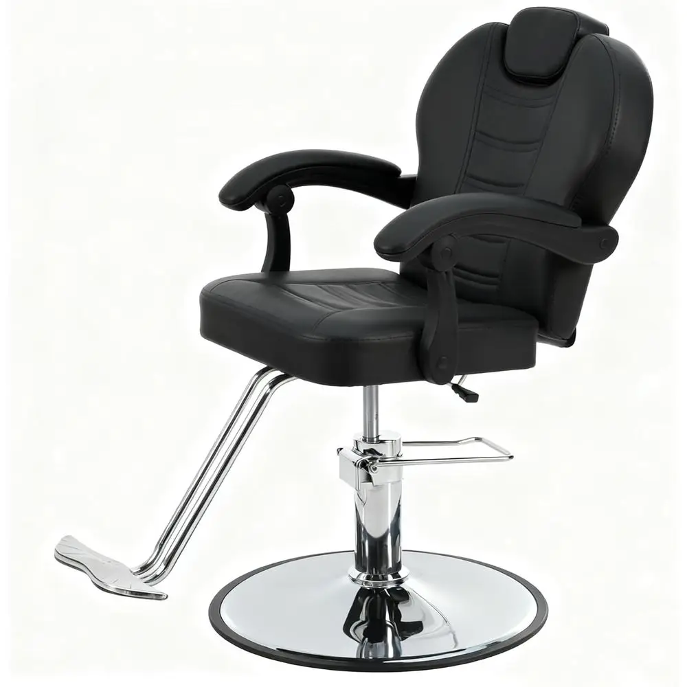 Heavy-Duty Hydraulic Pump Chair for Barbers, Stylists, and Beauty Salons with Height Adjustment and 360° Swivel
Heavy-Duty Hydraulic Pump Chair for Barbers, Stylists, and Beauty Salons with Height Adjustment and 360° Swivel