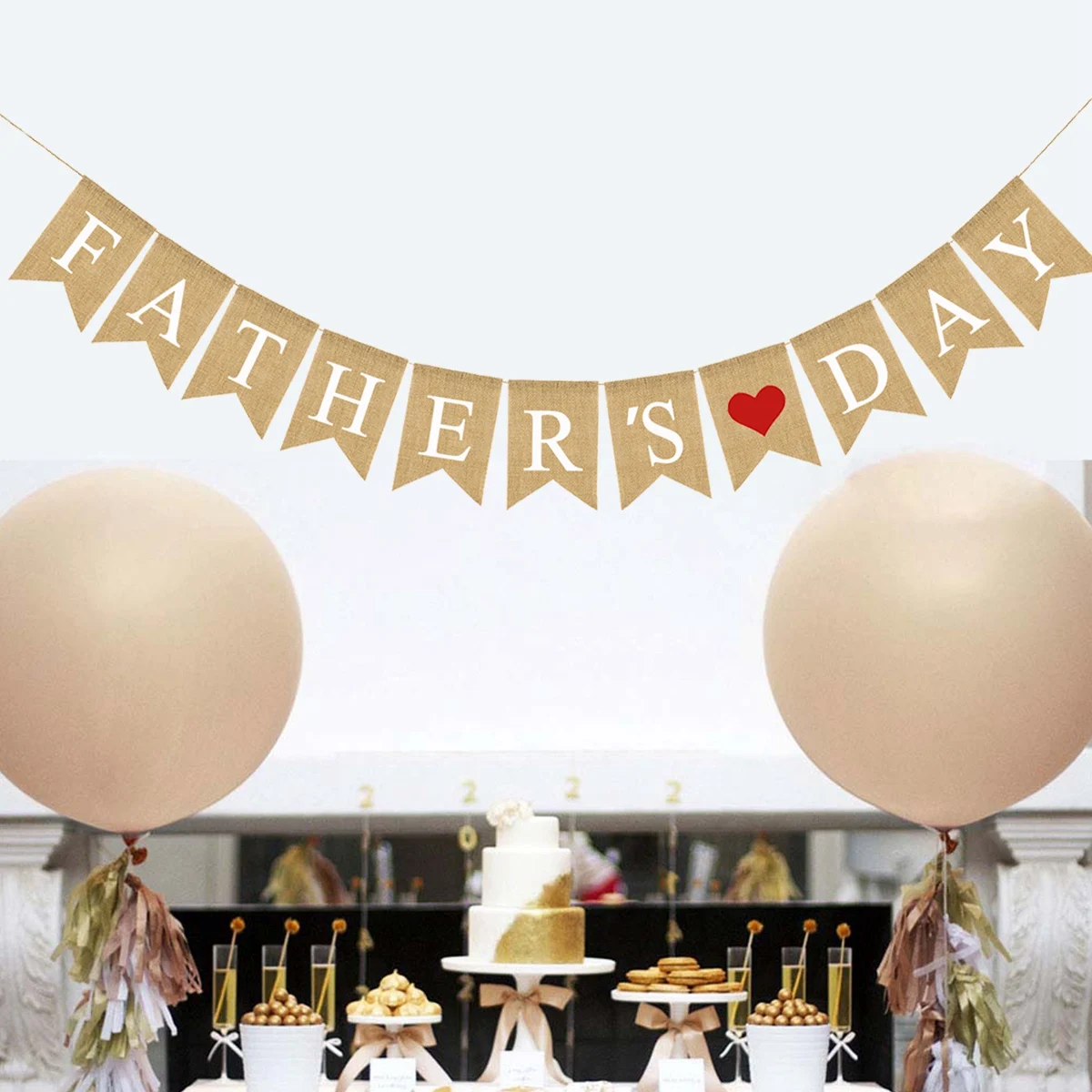 Father's Day Banner Garland Decorations Linen Hanging Flag Bunting Party Theme Red Heart Design Wall Window Mantel Table
Father's Day Banner Garland Decorations Linen Hanging Flag Bunting Party Theme Red Heart Design Wall Window Mantel Table