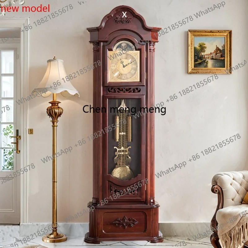Retro floor clock Living room European pendulum clock Surface ornament table clock
Retro floor clock Living room European pendulum clock Surface ornament table clock