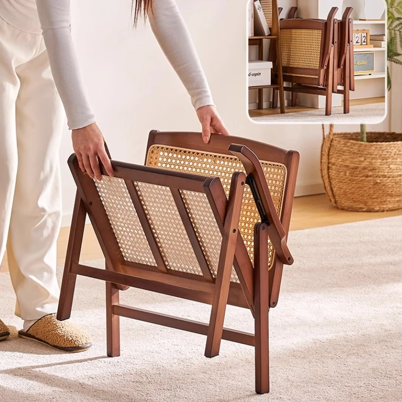 Foldable Lounge Chair with Backrest Rattan Weaving Living Room Chair Outdoor Fishing Seat for Camping Comfortable Home Furniture
Foldable Lounge Chair with Backrest Rattan Weaving Living Room Chair Outdoor Fishing Seat for Camping Comfortable Home Furniture