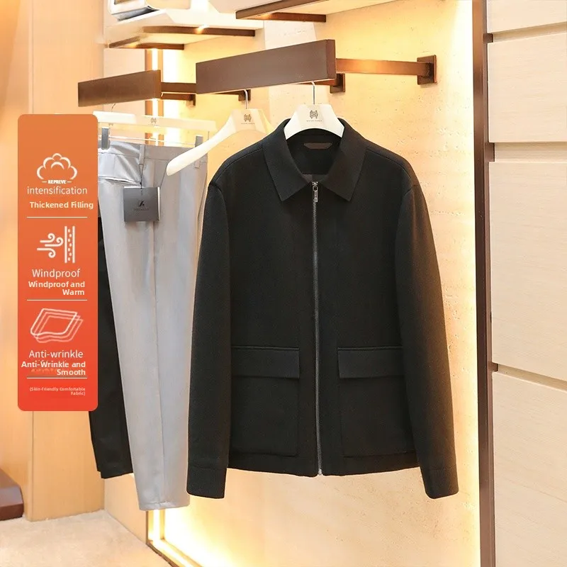 Мужская повседневная вязаная куртка из смесовой шерсти с воротником, хлопковая, модная, городская, весенне-осенняя, свободного кроя, с длинными рукавами, на молнии
Мужская повседневная вязаная куртка из смесовой шерсти с воротником, хлопковая, модная, городская, весенне-осенняя, свободного кроя, с длинными рукавами, на молнии