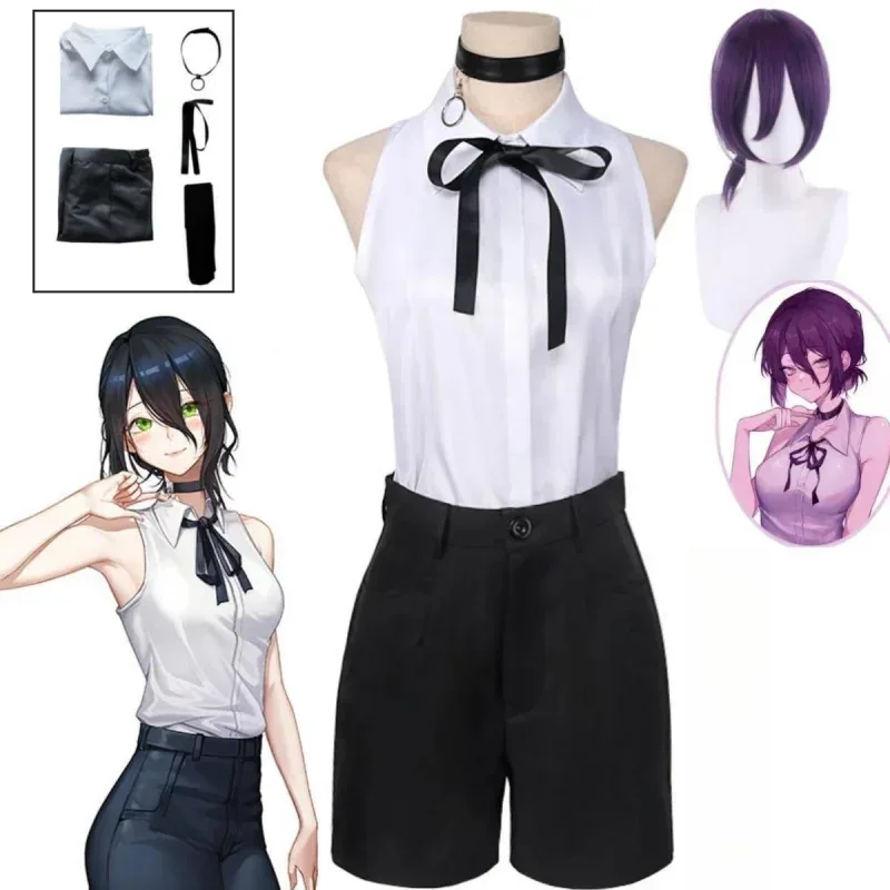 Kostum Cosplay Anime Chainsaw Man Reze Cosplay Uniform Set Necklace Wig Halloween Carnival Party Dress Girl
Kostum Cosplay Anime Chainsaw Man Reze Cosplay Uniform Set Necklace Wig Halloween Carnival Party Dress Girl