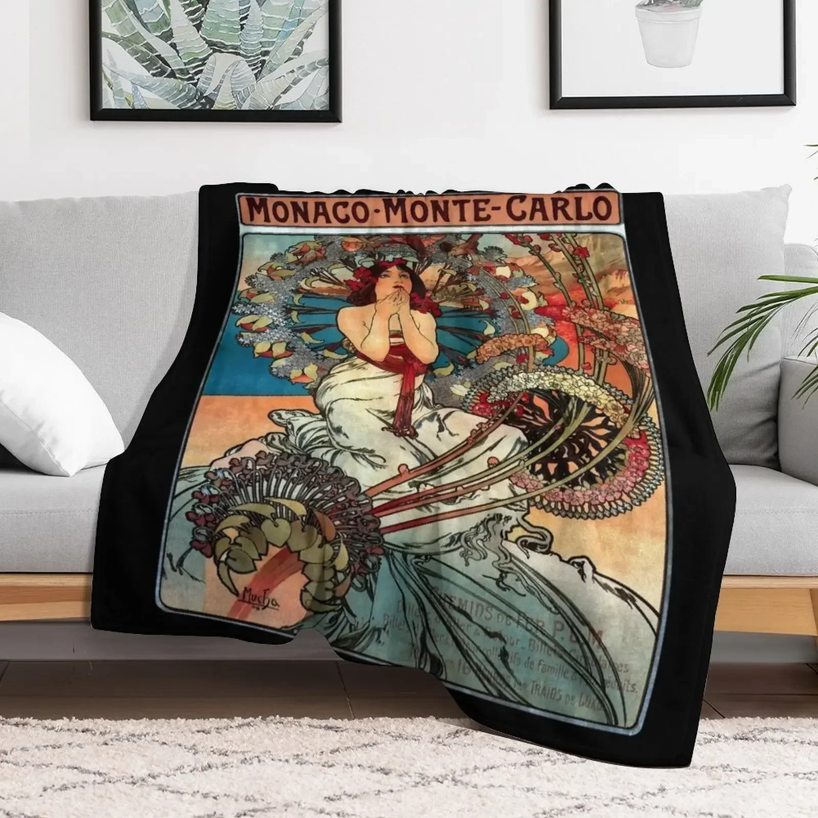 Monaco Monte Carlo 1897 - Mucha Art Nouveau Enhanced Throw Blanket Moving Decorative Beds wednesday Blankets
Monaco Monte Carlo 1897 - Mucha Art Nouveau Enhanced Throw Blanket Moving Decorative Beds wednesday Blankets