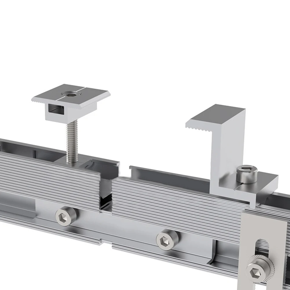 High Quality Brand New Rail Connector PV Bracket Adjustable 140mm 4 Set Aluminum Alloy For Flat Tin Roof Photovoltaic
High Quality Brand New Rail Connector PV Bracket Adjustable 140mm 4 Set Aluminum Alloy For Flat Tin Roof Photovoltaic
