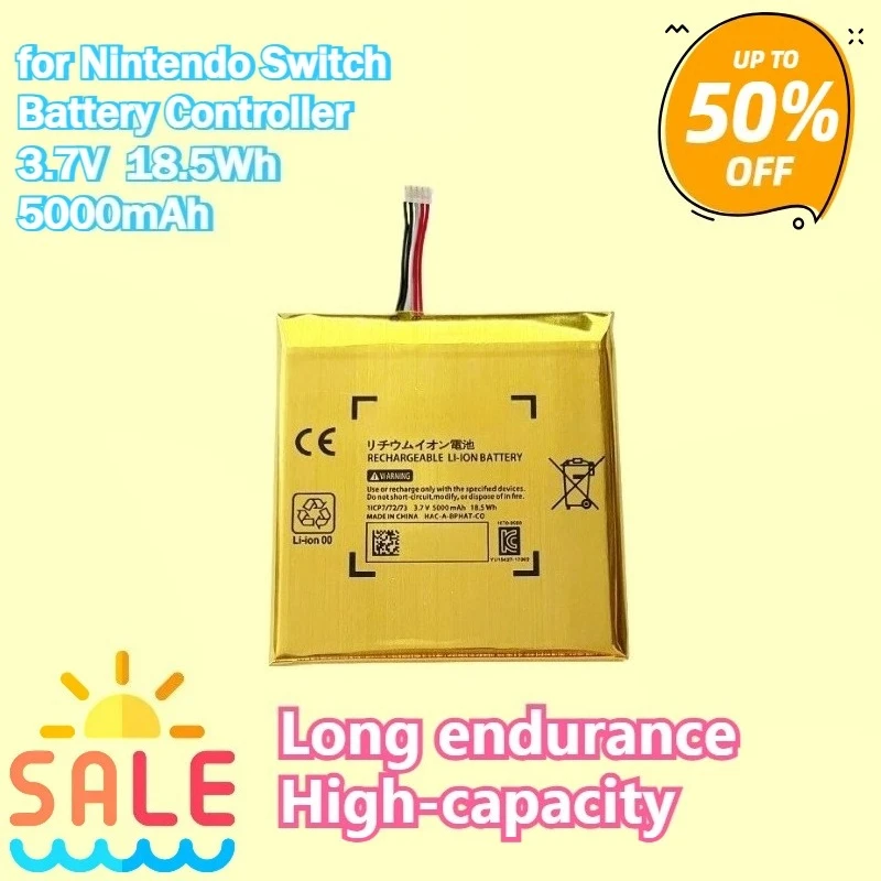 For Long endurance High-capacity Oled Host Built-in LiteHAC-003 Lithium Battery Suitable for Nintendo Switch Battery Controller
For Long endurance High-capacity Oled Host Built-in LiteHAC-003 Lithium Battery Suitable for Nintendo Switch Battery Controller