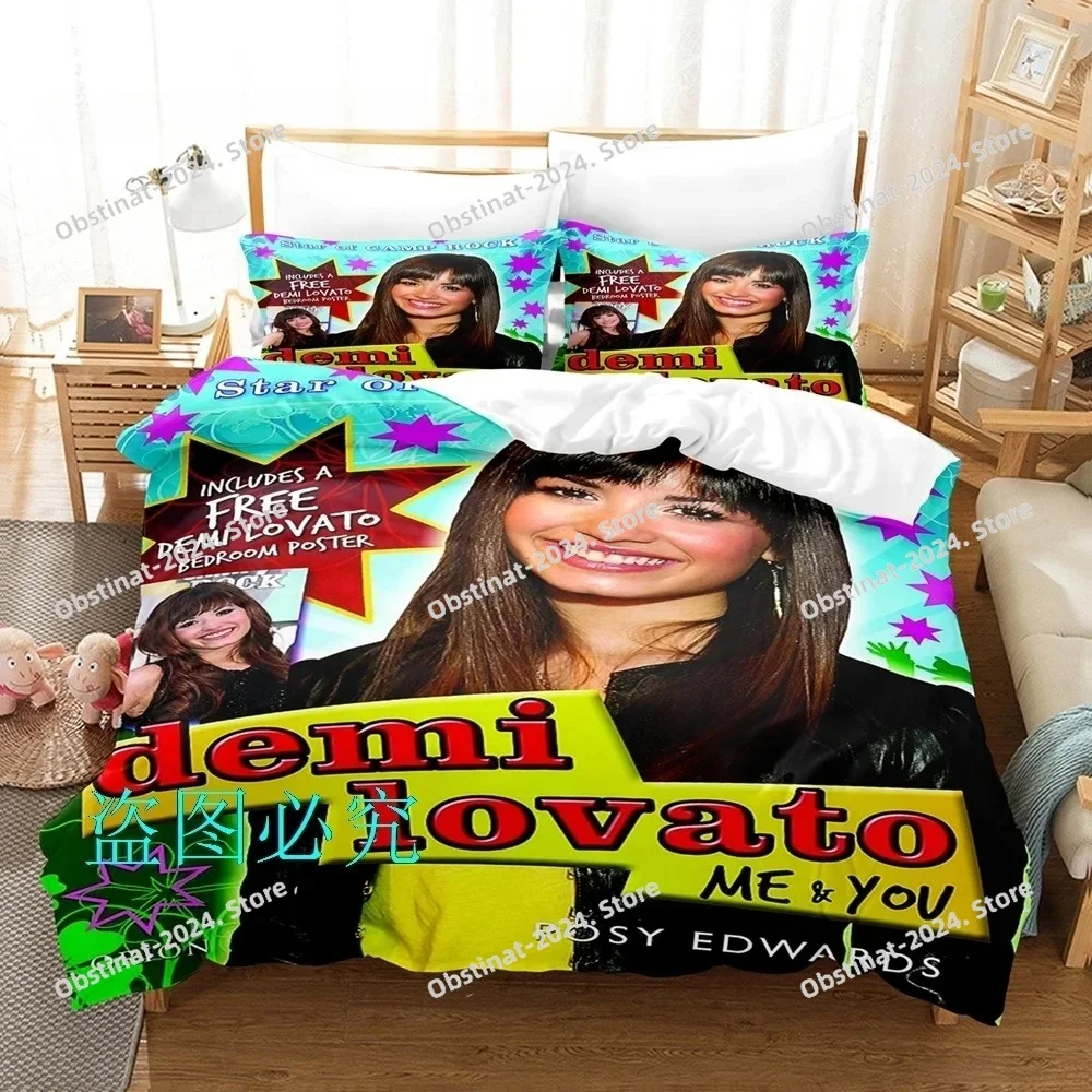 Demi Lovato Bedding Set Printed With Pillowcase Bed Duvet Cover Soft Single Double Queen Super King Size Aldult Kid Bedroom CXG
Demi Lovato Bedding Set Printed With Pillowcase Bed Duvet Cover Soft Single Double Queen Super King Size Aldult Kid Bedroom CXG