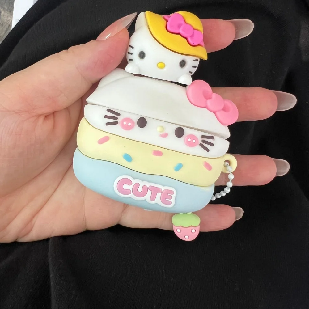 Cartoon Kitty Protective Earphone Cover for Airpods Pro with Keychain for Airpods Pro2 4 3 2 1 Case Girls Women Funda
Cartoon Kitty Protective Earphone Cover for Airpods Pro with Keychain for Airpods Pro2 4 3 2 1 Case Girls Women Funda