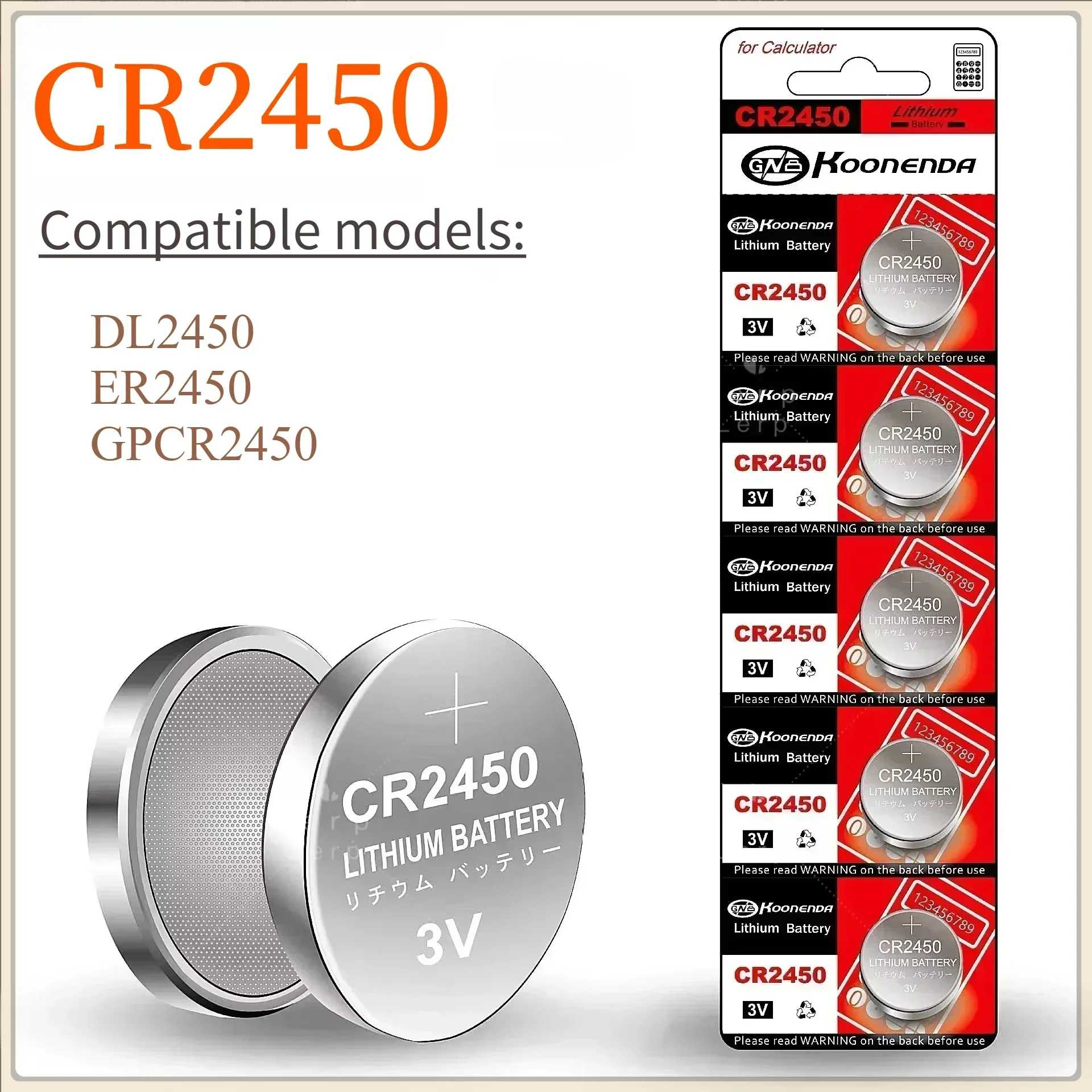 2025 NEW High quality 3VCR2450 alkaline button battery, lithium battery, car remote key, electronic
2025 NEW High quality 3VCR2450 alkaline button battery, lithium battery, car remote key, electronic