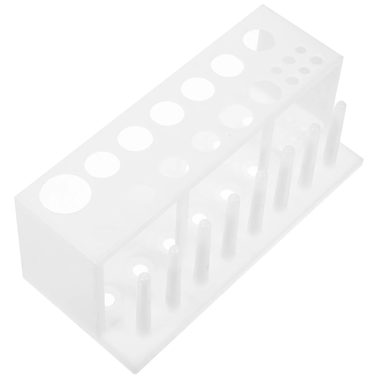 8 Column Hole Plastic Test Tube Rack Holder Lab Drying Stand Storage Tube Rack DisplayTube Organizer 
8 Column Hole Plastic Test Tube Rack Holder Lab Drying Stand Storage Tube Rack DisplayTube Organizer