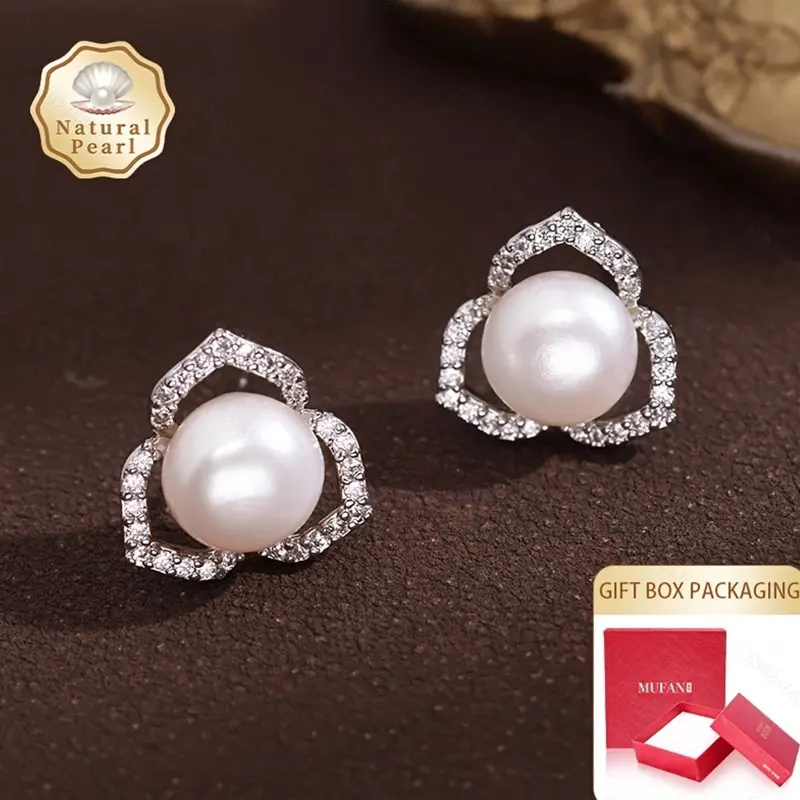 Mufan Jewelry Natural 8-9mm White Flat round Freshwater Pearl Earrings with Floral Design Wedding Accessories Favor Party Gift
Mufan Jewelry Natural 8-9mm White Flat round Freshwater Pearl Earrings with Floral Design Wedding Accessories Favor Party Gift