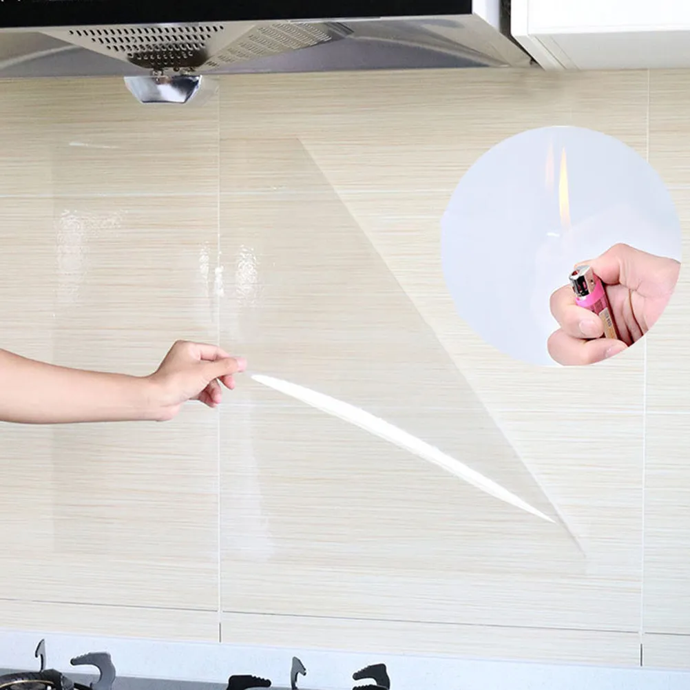 1Pcs Transparent Kitchen Cabinet Sticker Oil-Proof Waterproof Self-Adhesive Wall Sticker for Kitchen Wall Protection
1Pcs Transparent Kitchen Cabinet Sticker Oil-Proof Waterproof Self-Adhesive Wall Sticker for Kitchen Wall Protection
