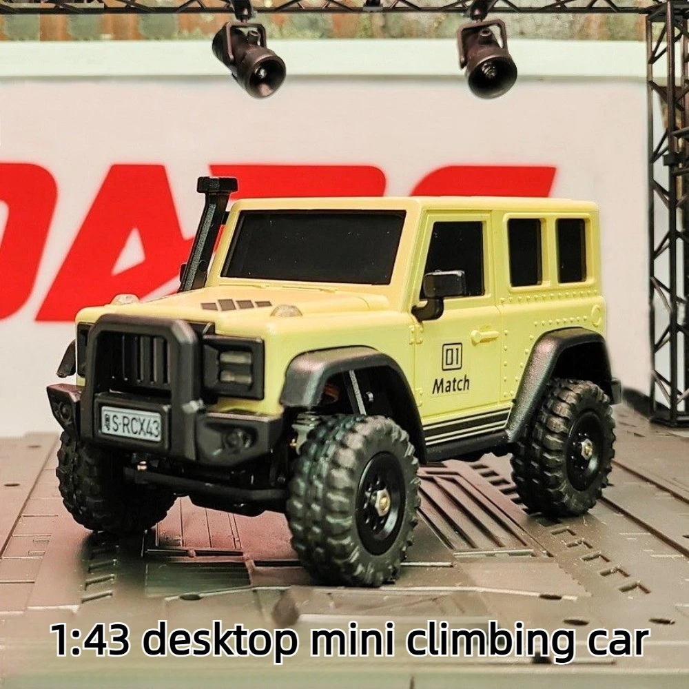 X43 1/43 4WD Mini RC Off-Road Crawler 2.4GHz Rechargeable Cool Lights RTR Remote Control Off-Road Science Education Toy Gift
X43 1/43 4WD Mini RC Off-Road Crawler 2.4GHz Rechargeable Cool Lights RTR Remote Control Off-Road Science Education Toy Gift