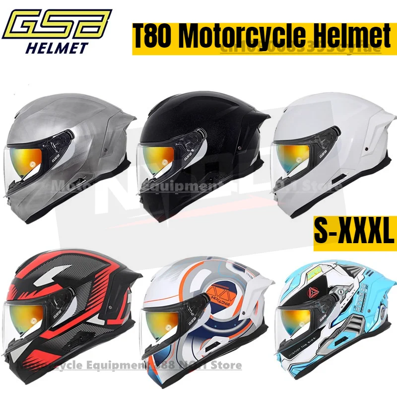 GSB T80 мотоциклетный шлем, мужской и женский полный охват, двойной объектив, гоночный шлем для мотокросса, cascos para moto, полный шлем
GSB T80 мотоциклетный шлем, мужской и женский полный охват, двойной объектив, гоночный шлем для мотокросса, cascos para moto, полный шлем