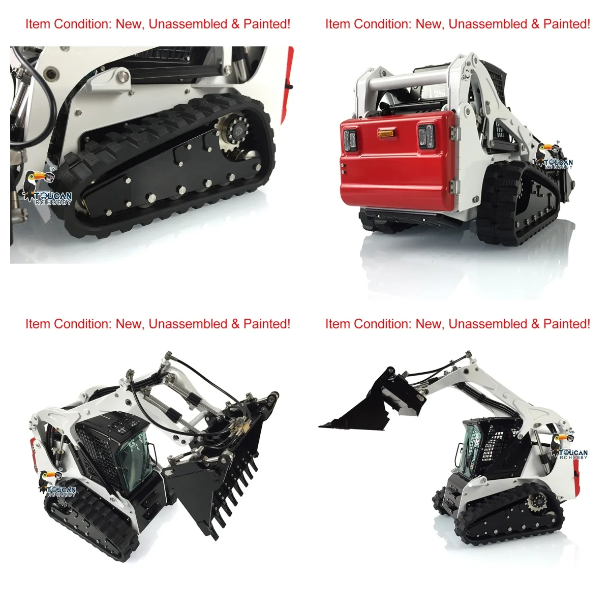 1/14 LESU RC Loader Aoue-LT5 Hydraulic Metal Tracked Skid-Steer Truck Painted White DIY Model Lights Cars Trucks Toy THZH1187
1/14 LESU RC Loader Aoue-LT5 Hydraulic Metal Tracked Skid-Steer Truck Painted White DIY Model Lights Cars Trucks Toy THZH1187