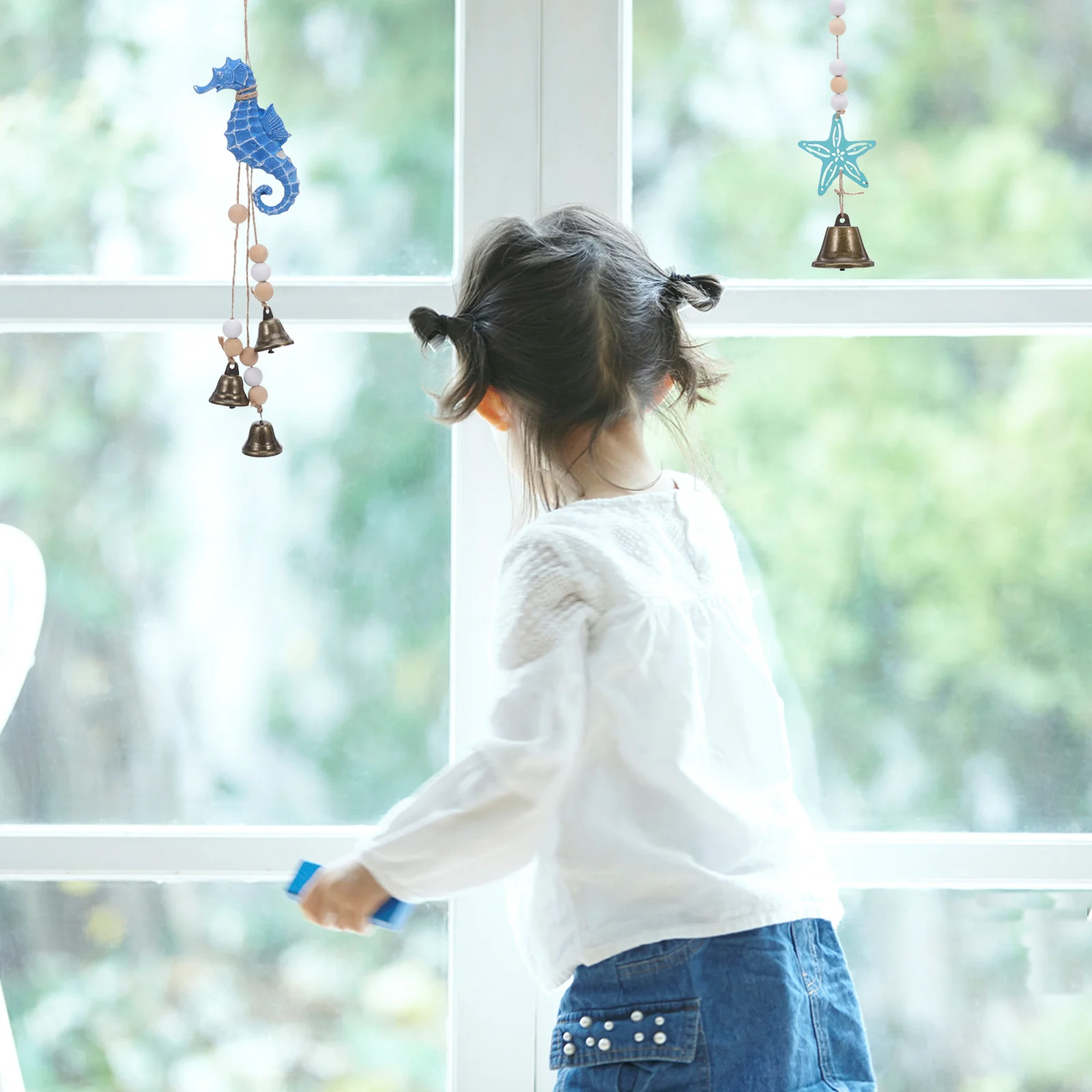 2Pcs Mediterranean Style Wooden Seahorse Sea Star Wind Chime Seaside Wall Art Coastal Decoration Beach Bathroom Decor
2Pcs Mediterranean Style Wooden Seahorse Sea Star Wind Chime Seaside Wall Art Coastal Decoration Beach Bathroom Decor