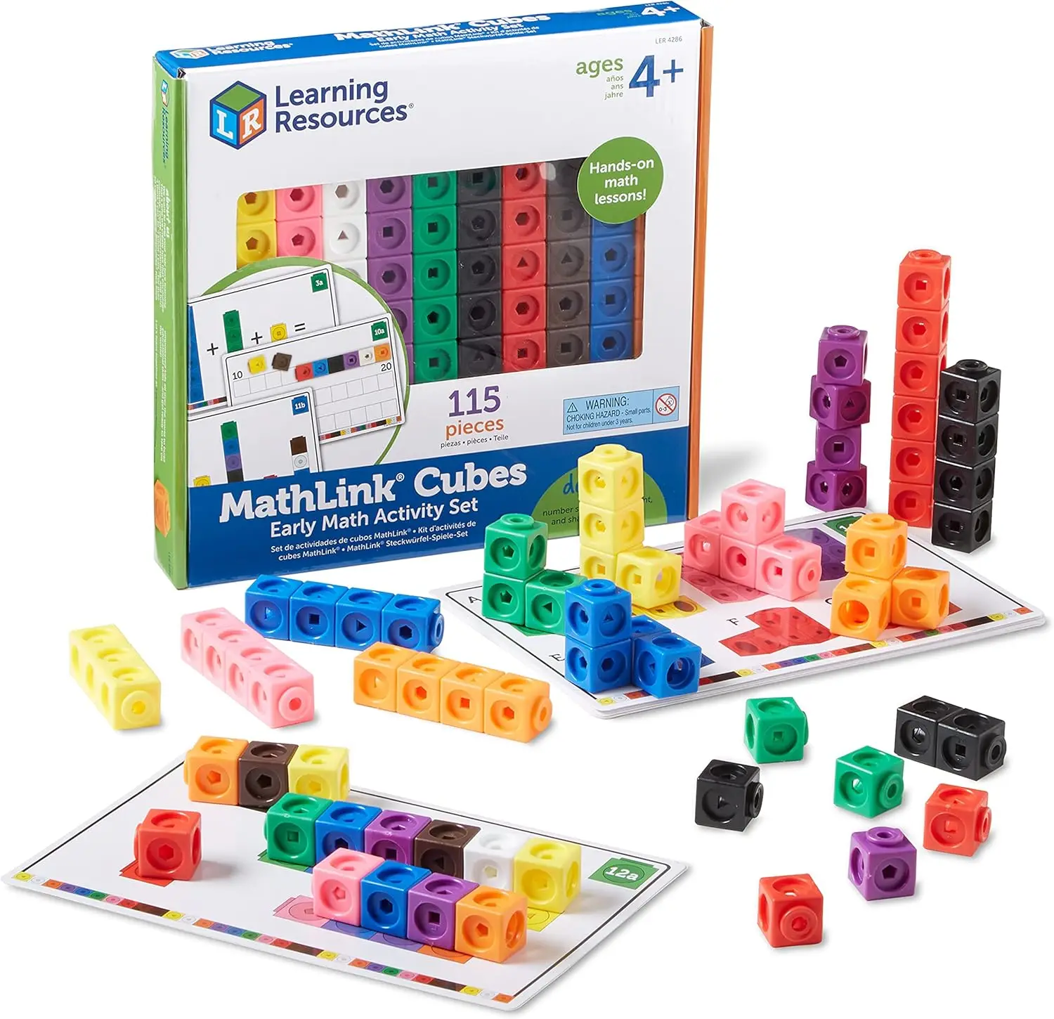 Набор для раннего изучения математики MathLink Cubes - 115 элементов, для детей от 4 лет, развивающие игрушки для дошкольников и классов, Монтессори-пособия
Набор для раннего изучения математики MathLink Cubes - 115 элементов, для детей от 4 лет, развивающие игрушки для дошкольников и классов, Монтессори-пособия