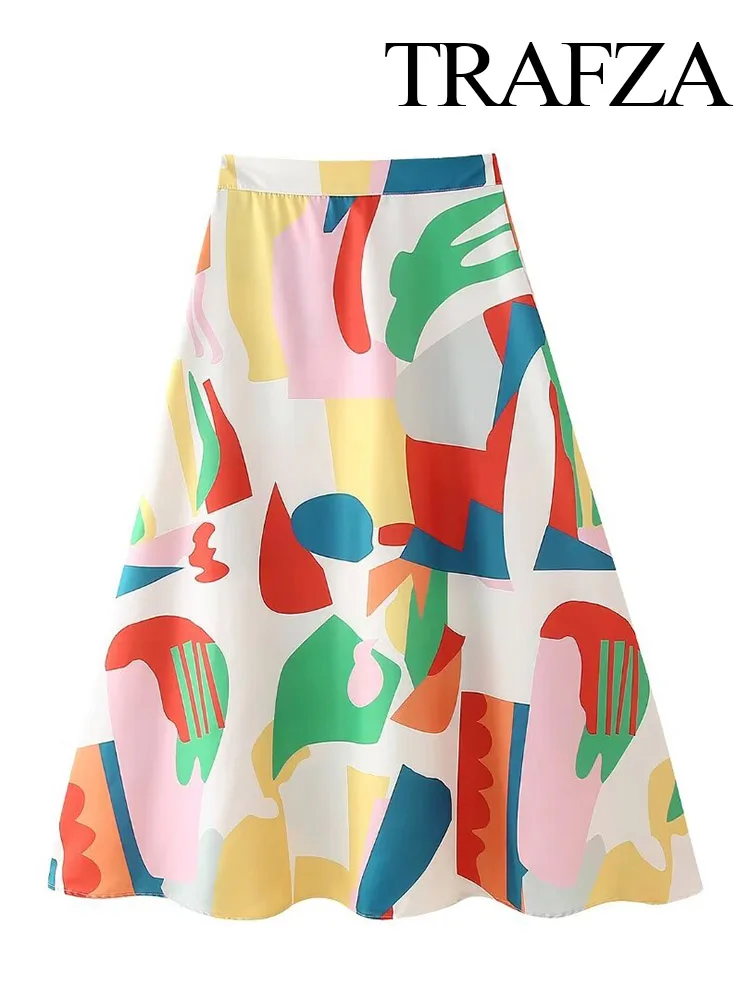 TRAFZA Women Summer Holiday Fashionable Color Block Skirt Female Sexy Elegant Back Zip Ankle Length Seaside Style Midi Dress
TRAFZA Women Summer Holiday Fashionable Color Block Skirt Female Sexy Elegant Back Zip Ankle Length Seaside Style Midi Dress