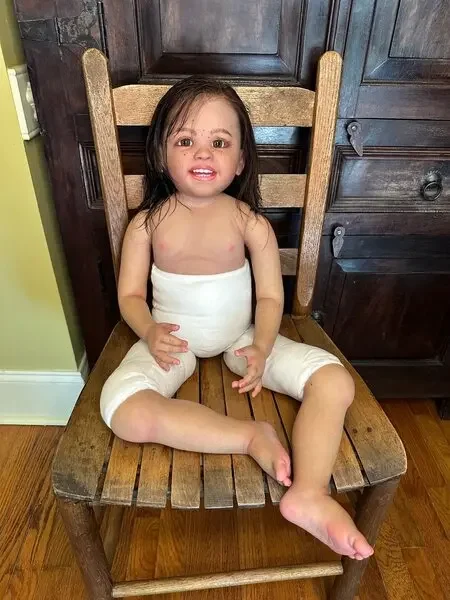 DLS Custom Made By Shanshan 32inch Reborn Baby Shanti With Freckles on the face Painted Kit DIY Part Christmas Gift
DLS Custom Made By Shanshan 32inch Reborn Baby Shanti With Freckles on the face Painted Kit DIY Part Christmas Gift