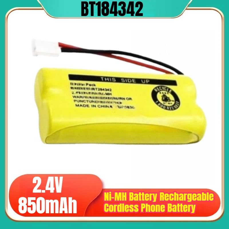 2.4V 850mAh BT184342 Ni-MH Battery Rechargeable Cordless Phone Battery
2.4V 850mAh BT184342 Ni-MH Battery Rechargeable Cordless Phone Battery