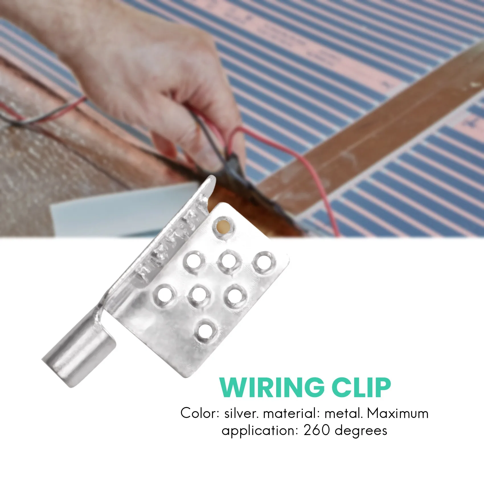 ABVG-80Pcs Carbon Thermal Film Clamp Connector, Warm Floor Copper Plated Silver Clip Accessories, Floor Heating Film Clamp
ABVG-80Pcs Carbon Thermal Film Clamp Connector, Warm Floor Copper Plated Silver Clip Accessories, Floor Heating Film Clamp