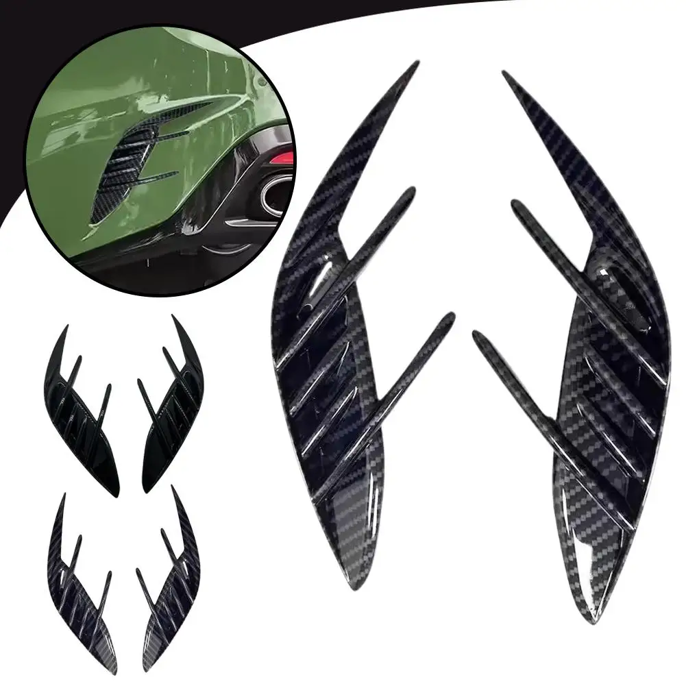 1Pair Car Rear Bumper Air Vent Decorative Cover For Kia Stinger 2018-2023 Side Vent Canard Covers Car Accessories S6R0
1Pair Car Rear Bumper Air Vent Decorative Cover For Kia Stinger 2018-2023 Side Vent Canard Covers Car Accessories S6R0