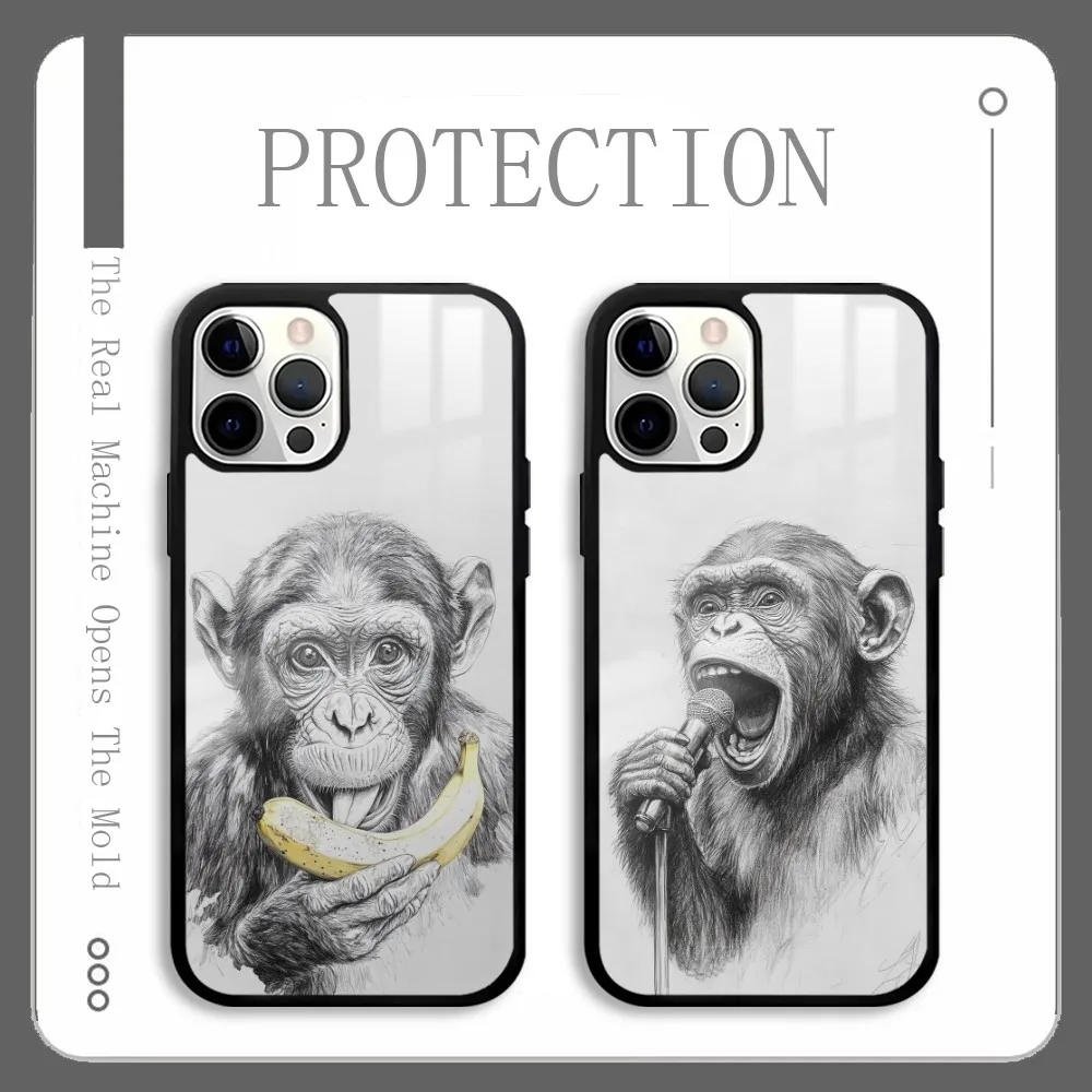 Cute Cartoon Monkey Sketch Phone Case For IPhone 16 15 14 13 12 11 Pro Xs Max Mini Plus Celulares Hard Funda
Cute Cartoon Monkey Sketch Phone Case For IPhone 16 15 14 13 12 11 Pro Xs Max Mini Plus Celulares Hard Funda