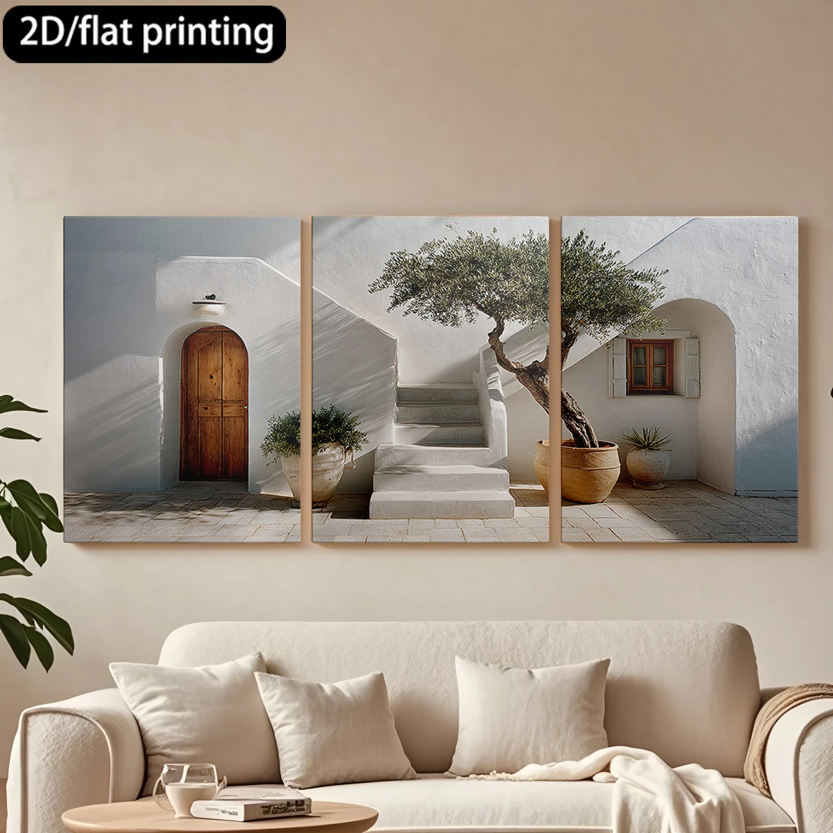 2D flat printing 3pc wooden frame canvas decorative painting Outdoor space with olive tree.Corridor bedroom decoration
2D flat printing 3pc wooden frame canvas decorative painting Outdoor space with olive tree.Corridor bedroom decoration