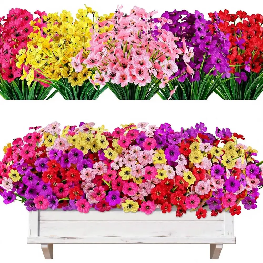 UV-Resistant Artificial Flower Bundles for Outdoor, Patio, and Window Box Decor (Mixed Colors)
UV-Resistant Artificial Flower Bundles for Outdoor, Patio, and Window Box Decor (Mixed Colors)