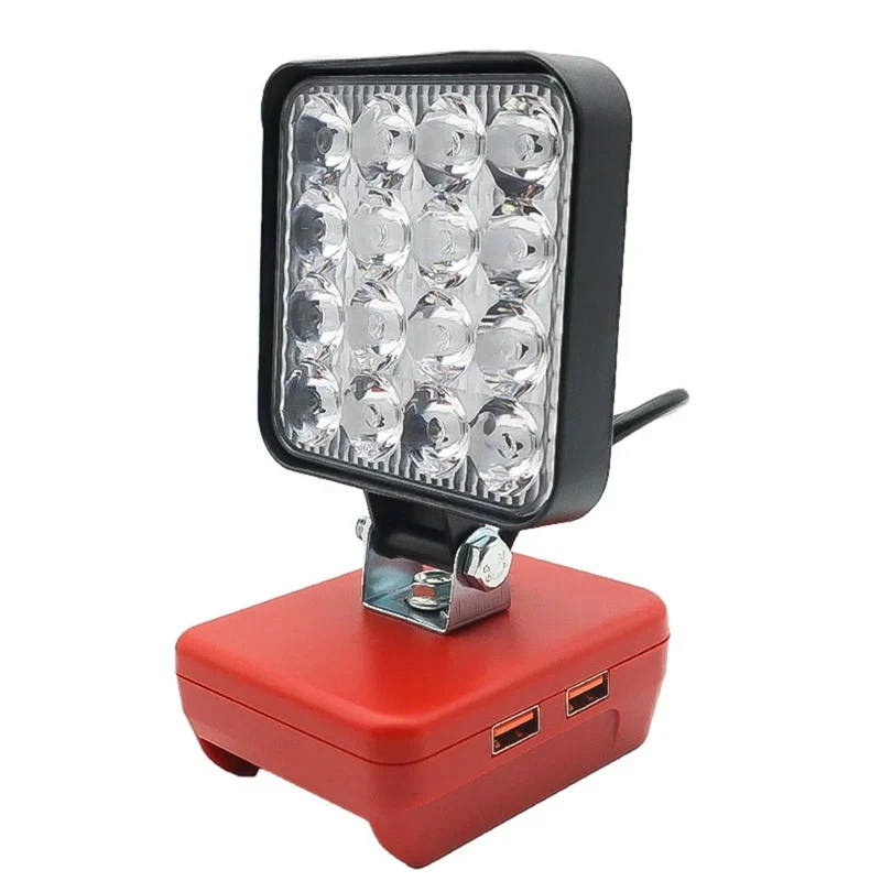 16 LED Work Light Spotlights Outdoor Work Fishing Handheld Emergency Tool Light For Milwaukee 18V Lithium Battery
16 LED Work Light Spotlights Outdoor Work Fishing Handheld Emergency Tool Light For Milwaukee 18V Lithium Battery