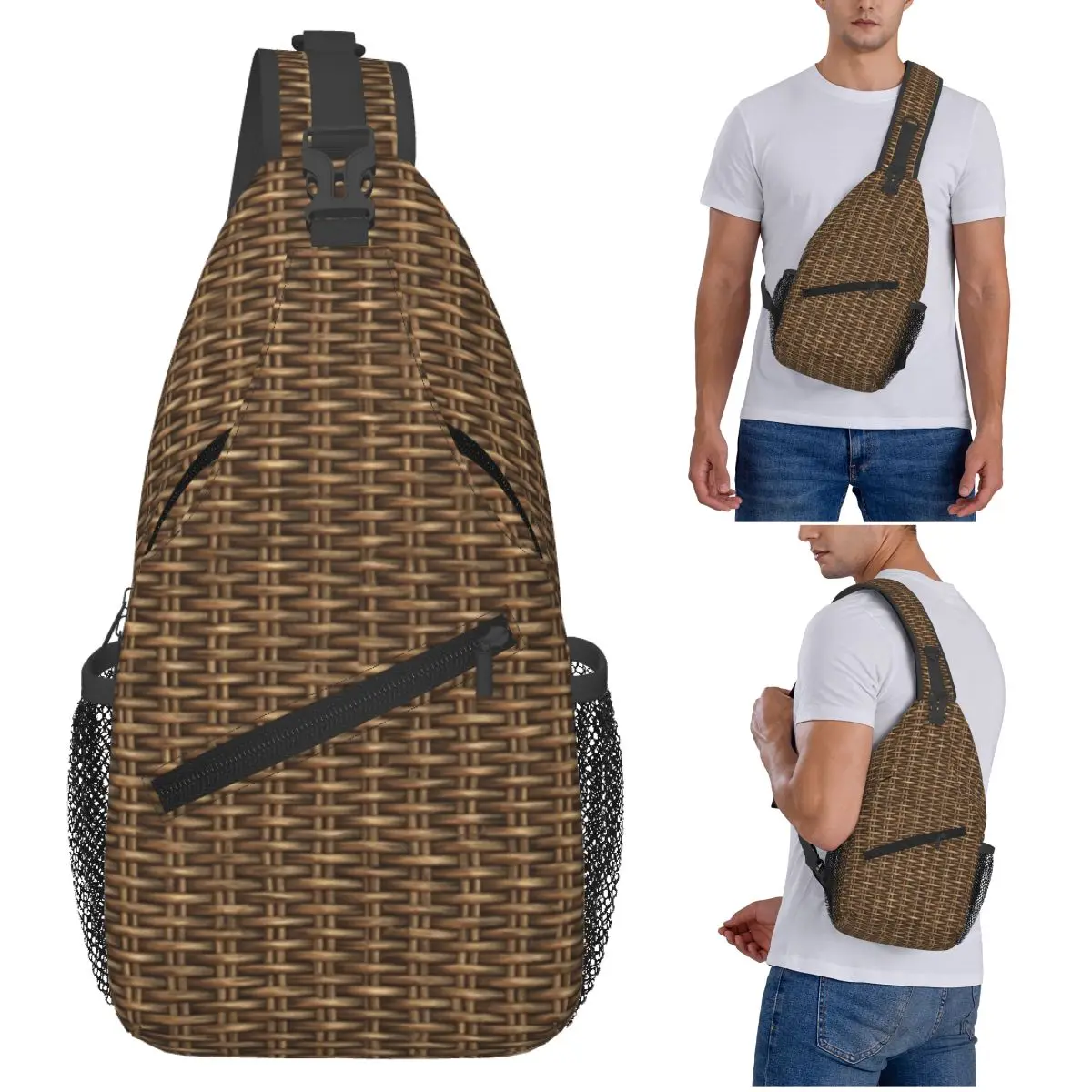 Плетеная плетеная нагрудная сумка из ротангового дерева, мужской рюкзак через плечо на слинге, нагрудная сумка, дорожный походный рюкзак, сумка на плечо
Плетеная плетеная нагрудная сумка из ротангового дерева, мужской рюкзак через плечо на слинге, нагрудная сумка, дорожный походный рюкзак, сумка на плечо