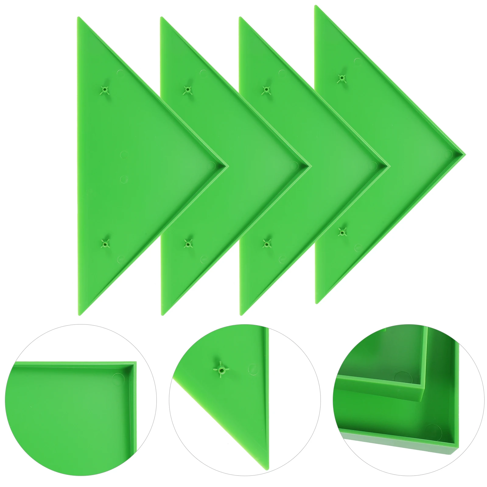 4pcs ABS Green Triangle Foosball Table Corner Protectors Easy Clean Anti Scratch Suitable for Most Tables Team Sports
4pcs ABS Green Triangle Foosball Table Corner Protectors Easy Clean Anti Scratch Suitable for Most Tables Team Sports