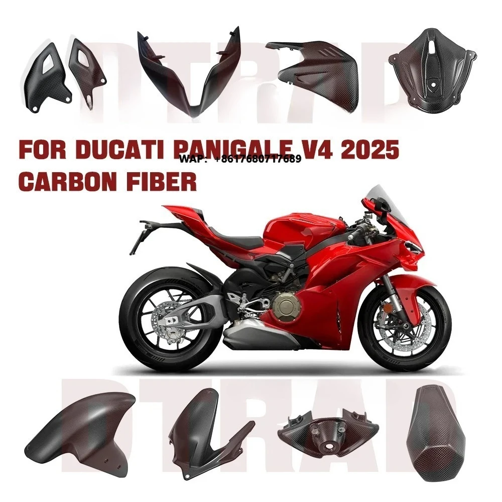 For Panigale V4 V4S 2025 100% Carbon Fiber Body & Frame Covers Full Fairing Kits Motorcycle Accessories Fairing Kit Matte
For Panigale V4 V4S 2025 100% Carbon Fiber Body & Frame Covers Full Fairing Kits Motorcycle Accessories Fairing Kit Matte
