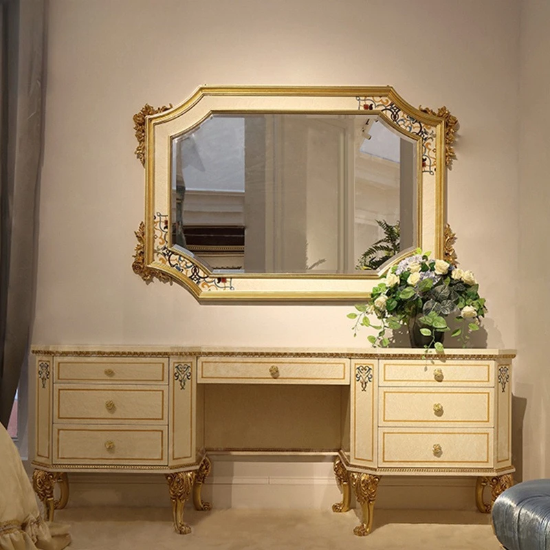 French Italian European dressing table, bedroom luxury dressing table, solid wood
French Italian European dressing table, bedroom luxury dressing table, solid wood