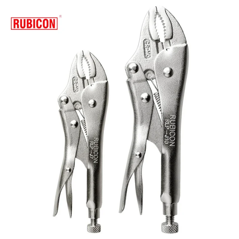 Плоскогубцы с фиксатором инструмента RUBICON с кусачком для проволоки и изогнутыми губками Регулируемые зажимные клещи из стали CR-V RLP-J5 | RLP-J7 | RLP-J10
Плоскогубцы с фиксатором инструмента RUBICON с кусачком для проволоки и изогнутыми губками Регулируемые зажимные клещи из стали CR-V RLP-J5 | RLP-J7 | RLP-J10