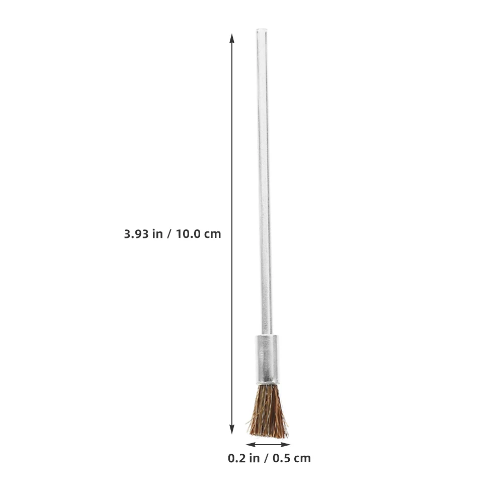 10 Pcs Long Handle Wire Brush for Drill 3x6x100mm Rust Remover Metal Cleaning Tool Electric Hand Drill Attachment Stainless
10 Pcs Long Handle Wire Brush for Drill 3x6x100mm Rust Remover Metal Cleaning Tool Electric Hand Drill Attachment Stainless