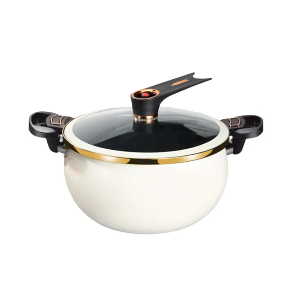 Practical 7 L Chubby Micro-Pressure Pot Large Capacity Universal Stew Pot Thickened Visible Cover Simmering Pot Stove
Practical 7 L Chubby Micro-Pressure Pot Large Capacity Universal Stew Pot Thickened Visible Cover Simmering Pot Stove